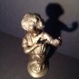 Bronze Cherub Flute Player Statue British 100+ Years Old