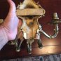 French Candelabra wall sconce large Pair 5 Arm Bronze