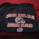 2008 NFL Super Bowl 42 XLII Patriots Giants Arizona Gray T-Shirt Sz L