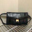 1960's Style "CAPE COBRA" SHOULDER BAG Brand GENUINE OSTRICH SKIN