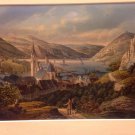 Hudson River original 1840-1899 10.5x8.5,6x8  unsigned engraving  open edition