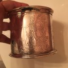 Humidor Reed Barton Silver Canister Tea Or Tabacco Engraved Sir Raleigh Story