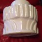 MCCOY Original 1940s Cookie Jar Clown Cold Painted pottery White