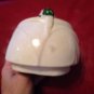 MCCOY Original 1940s Cookie Jar Clown Cold Painted pottery White