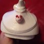 MCCOY Original 1940s Cookie Jar Clown Cold Painted pottery White