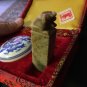 Marble Chinese Old Stone Stamp Wax Seal With Wax In A Presentation Box
