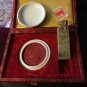 Marble Chinese Old Stone Stamp Wax Seal With Wax In A Presentation Box