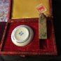 Marble Chinese Old Stone Stamp Wax Seal With Wax In A Presentation Box
