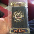 United States Navy Logo Men's Tri-fold Wallet Blue USN New In Package