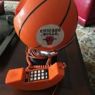 Vintage Orange and Silver NBA CHICAGO BULLS Jordan Phone Basketball