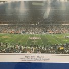 New England Patriots SUPER BOWL(2004) CHAMPIONS Panoramic Pic With Program