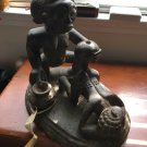 HEMBA Tribe Of The Belgian Congo Wood Sculture Art Depicting Life 200 Years Ago