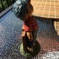 "Joe" Boy Catching Baseball Figure Signed Lee Sievers 1994