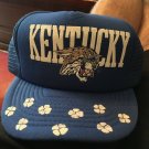 U OF KENTUCKY UK WILDCATS UNISEX ADULT ADJUSTABLE MESHBACK CAP, HAT