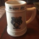 1940s 1950s SIGMA NU EPSILON TAU TAU FRATERNITY BEER STEIN COFFEE MUG, VINTAGE