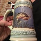 GERZ Germany Jon Wright "" Bass"" Pewter Lid Beer Stein