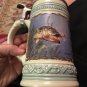 GERZ Germany Jon Wright "" Bass"" Pewter Lid Beer Stein