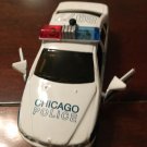 Fun Stuff Light Blue Pullback toy Car Police Chicago Force Cop Department toy