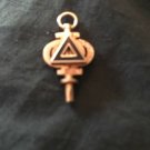 10K YELLOW GOLD PHI DELTA PHI KEY PENDANT
