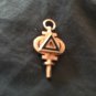 10K YELLOW GOLD PHI DELTA PHI KEY PENDANT