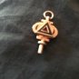10K YELLOW GOLD PHI DELTA PHI KEY PENDANT