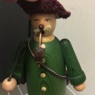 Vintage Germany Wooden incense smoker figurine Handarbeit AUS Dem 7 3/4"
