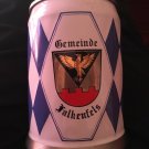 Antique HERR Fayence Community Of Falcon Rock  Beer Stein