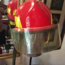 Helmet ,Captains, Firefighter,Vintage  CAIRNS & BROTHER 662C METRO II RED
