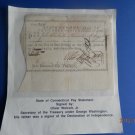 Revolutionary war Pay Statement Oliver Wolcott Jr. Secretary of Treasury signed
