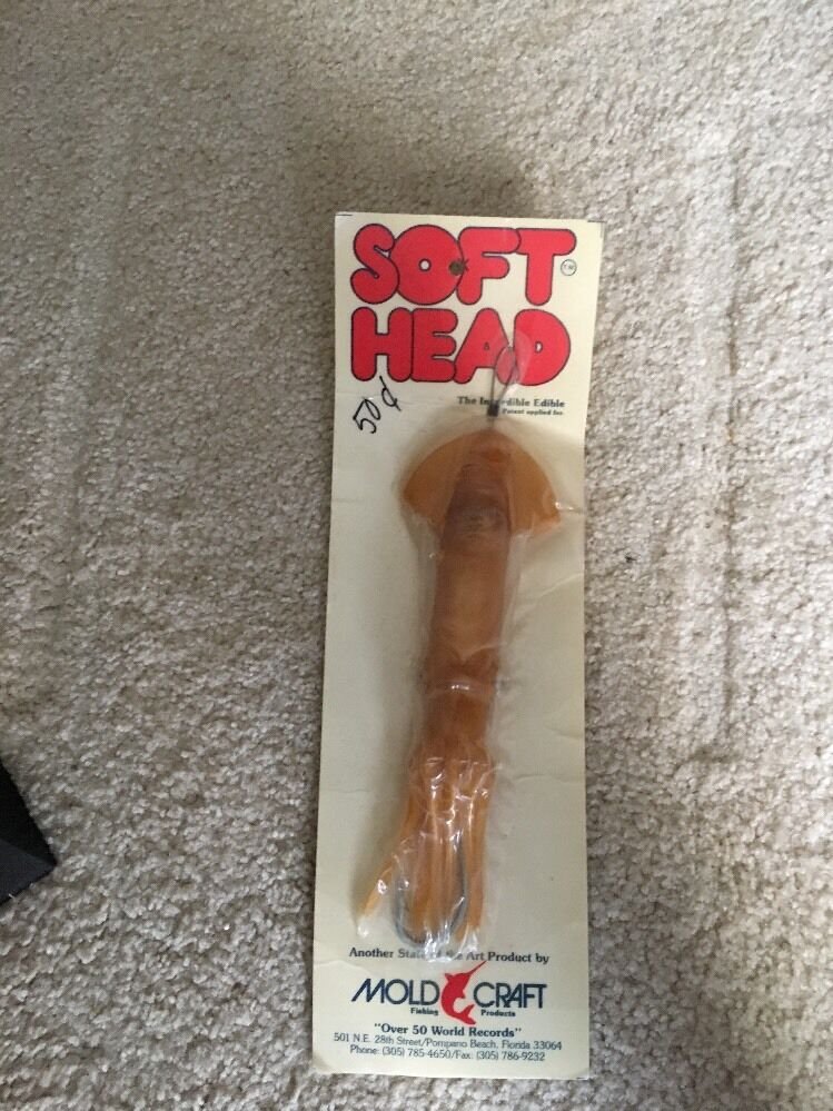Moldcraft Super Chugger Senior Soft Head Big Game Trolling Lure 9" Beige Nib