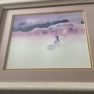 Michael Atkinson “ To THE RIVER “14x 17" Matted  Framed Print W/Glass