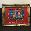 Original Kata Billups “I Saw Elvis at The Big Boy”Elvis art with original frame
