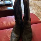 Men's 9.5 B Tony Lama Black Label 8612 Boots Blue Exotic Skin Cowboy Western