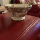 Hammersley Dresden Sprays England Cream Sugar Bowl  Bone China Gold Accents