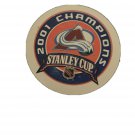2001 COLORADO AVALANCHE STANLEY CUP CHAMPIONS PUCK, Official NHL