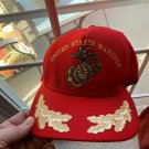 United States US Marines Embroidered Red Officially Licensed Adjustable Cap Hat