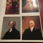 Very rare Smithsonian Institution Postcard Book - Presidential Portraits