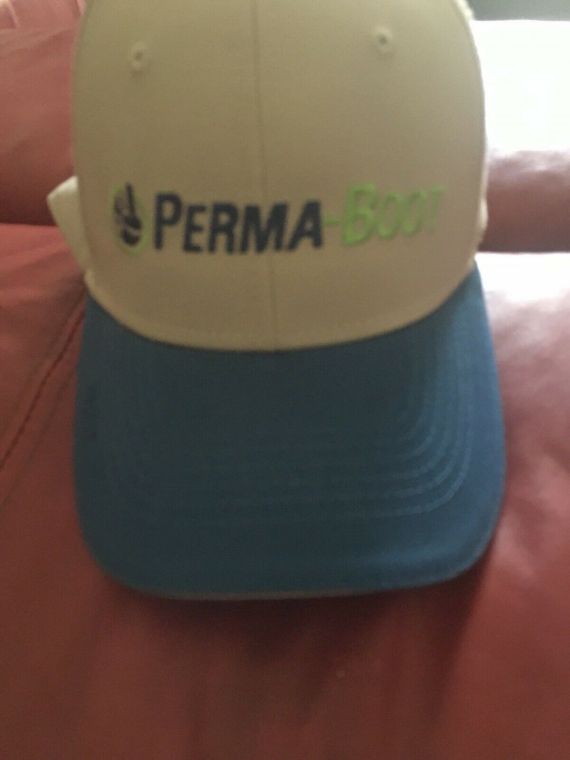 Perma Boot Blue And Beige Adjustastrap Cap