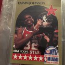 Earvin "Magic" Johnson,  "Lakers", 1990-91 NBA Hoops Basketball Card #18
