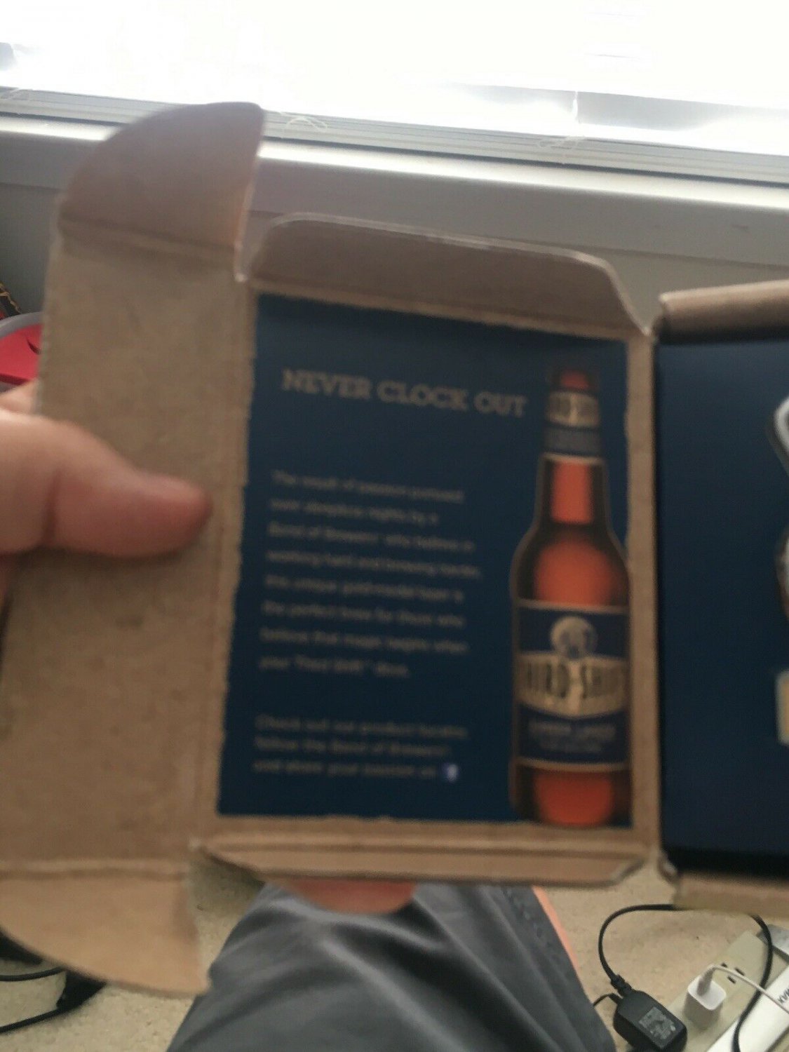 Third Shift Band Of Brewers Pocket Watch w/Second Hand,Chain & Bottle