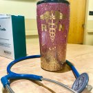 RN Nurse Glitter Tumbler