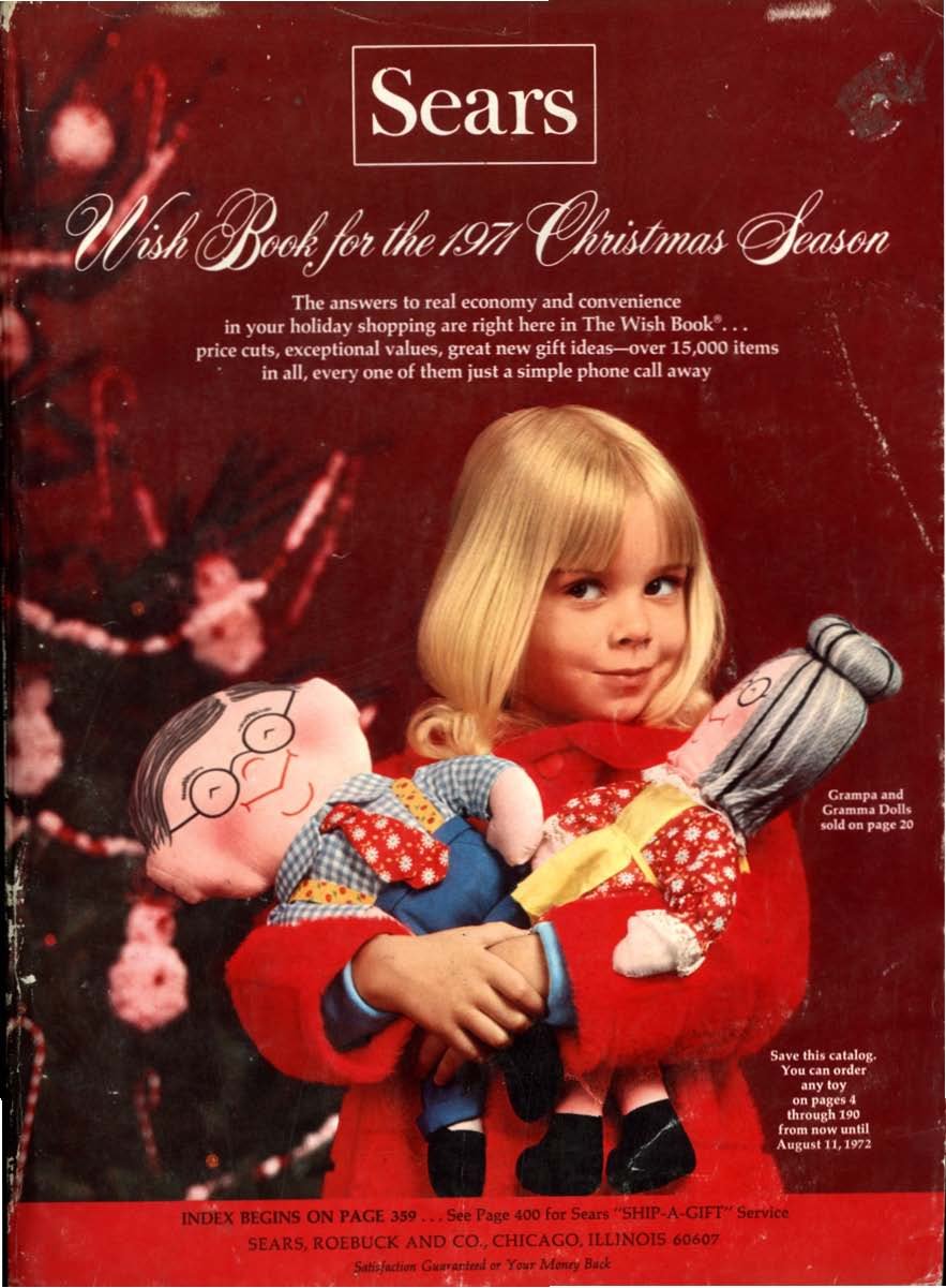 1971 Sears Christmas Wishbook Catalog PDF