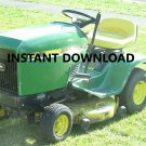 John Deere 130, 160, 165, 175, 180,185 Lawn Tractor Technical Manual TM1351