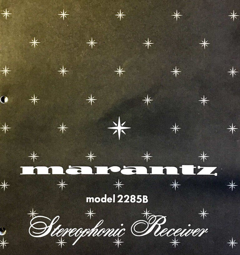 Marantz Model 2285B Receiver Service Manual PDF
