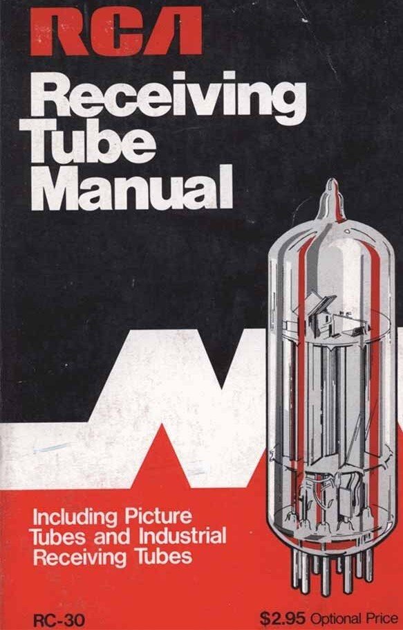 RCA RECEIVING TUBE MANUAL RC-30 1975 PDF