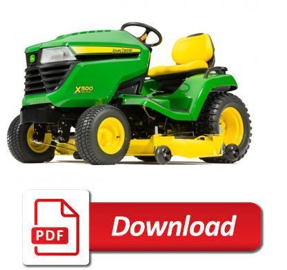 John Deere X500 X520 X530 X534 X540 Technical Manual TM2309 Instant ...