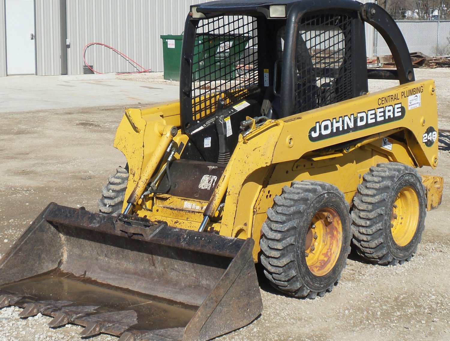 John Deere 240 250 Skid Steer Technical Manual TM1747 Instant Download