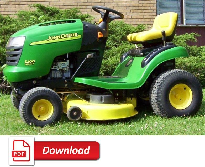 John Deere L100 L110 L120 And L130 Lawn Tractor Technical Manual Tm2026 Pdf 3275