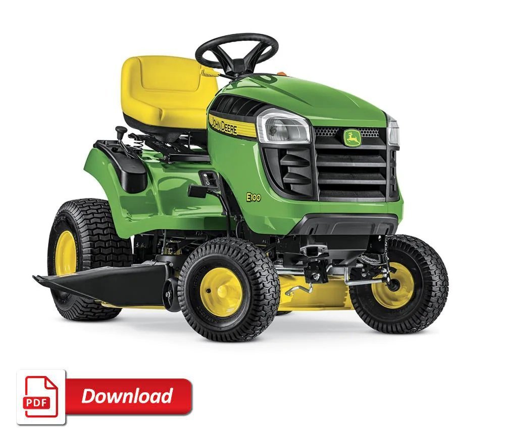 John Deere E100 E110 E120 E130 E140 Tractor Technical Manual TM151119 ...
