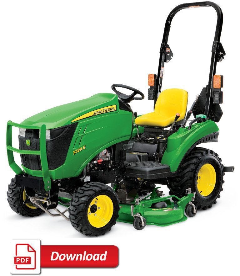 John Deere 1023e 1026r Utility Tractor Technical Manual Tm109719 Pdf 6951